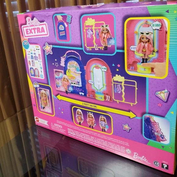 Barbie Extra Minis Doll & Fashion Playset - Picture 5 of 12